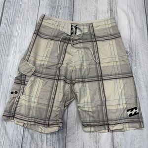 Billabong Platinum Hydrostretch Bathing Suit 31 Swim Trunks Shorts‎ Beach Mens